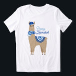 Happy Llamakah Funny Hanukkah Tri-Blend Shirt<br><div class="desc">Personalisiertes Hanukkah Design.</div>