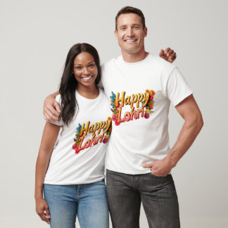 Happy Lohri Traditional Dhol & Harvest T-Shirt