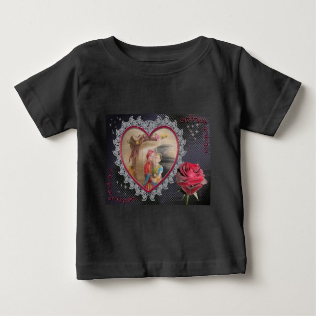 Happy Lovers Day Baby T-shirt (Vorderseite)