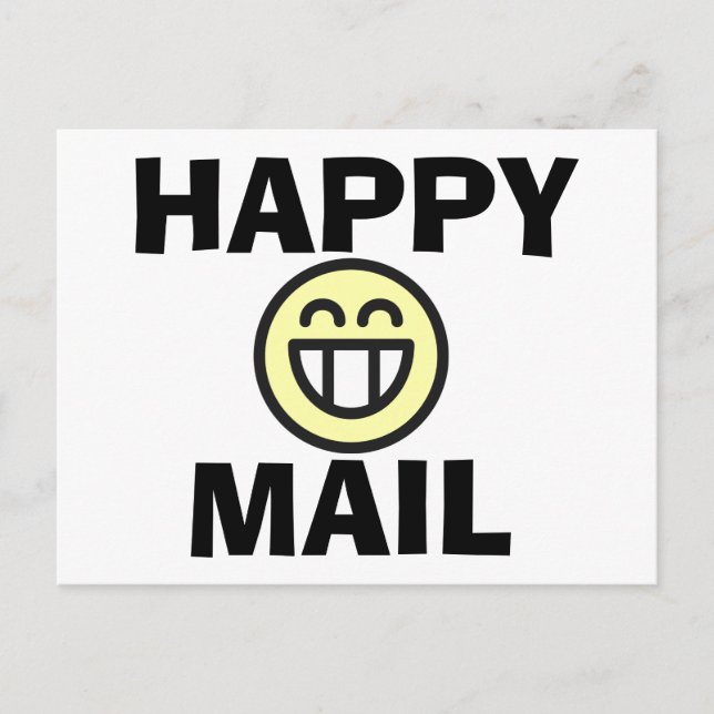 HAPPY MAIL SMILE Postkarten (Vorderseite)