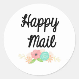 Happy Mail Sticker - Blumendesign!!