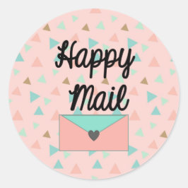 Happy Mail Sticker - zeitgemäßes Design!