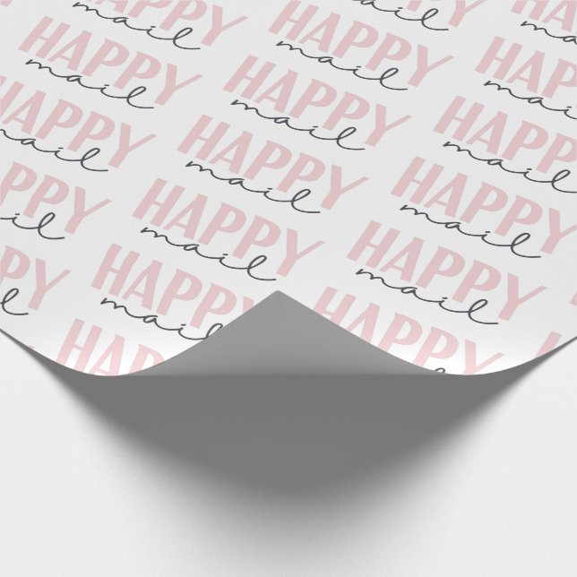 Happy Mail Wrapping Paper Geschenkpapier (Ecke)