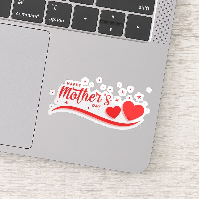 Happy mamans jour autocollant (Détail)