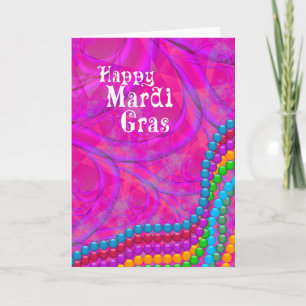 Happy Mardi Gras Card Karte