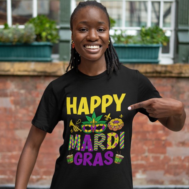 Happy Mardi Gras – Perfect for the Ultimate Carniv T-Shirt (Von Creator hochgeladen)