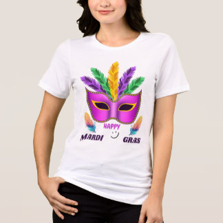 Happy Mardi Gras T - Shirt für Frauen