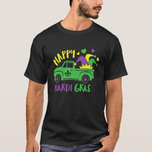 Happy Mardi Gras Truck Kostüm New Orleans Party m T-Shirt