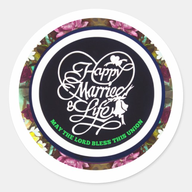Happy Married Life Sticker (Devant)
