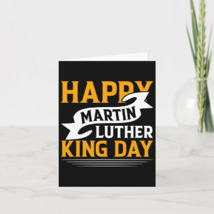 Happy Martin Luther King Day Sticker Karte