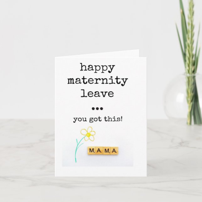 Happy Mat Verlass, du Got diese Mama Card Karte (Vorderseite)