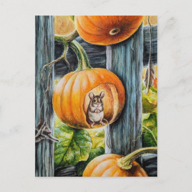 Happy Maus Postkarte (Vorderseite)