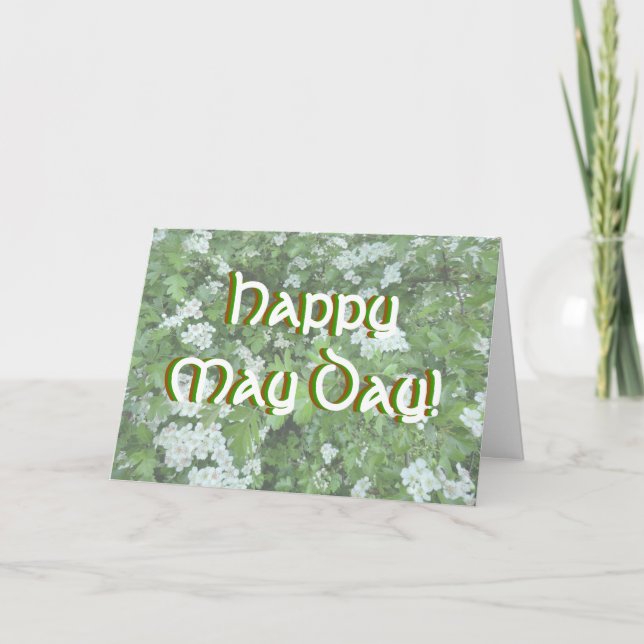 Happy May Day Card Karte (Vorderseite)