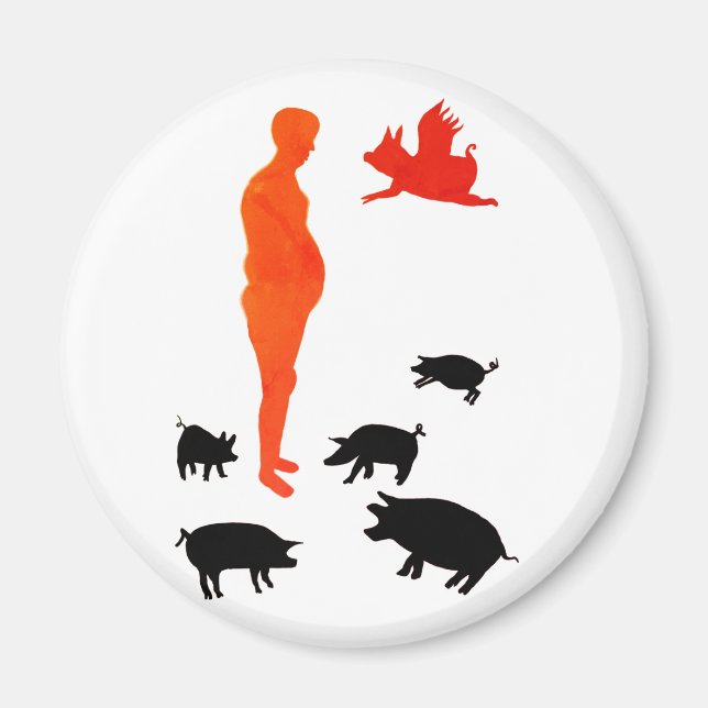 Happy Meal Vegeterian Magnet Der Bauernhof (Vorne)