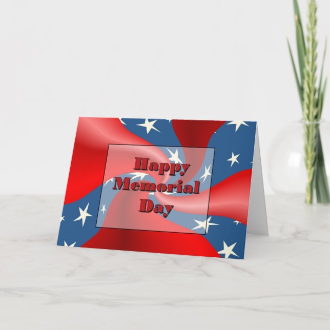 Happy Memorial Day Karte (Vorderseite)