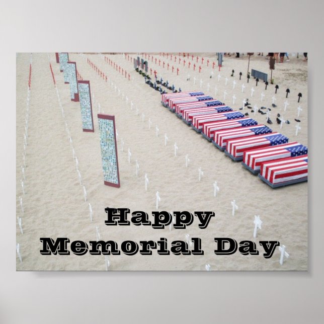 HAPPY MEMORIAL DAY  POSTER (Vorne)