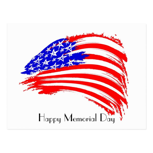 Happy Memorial Day Postkarte (Vorne)