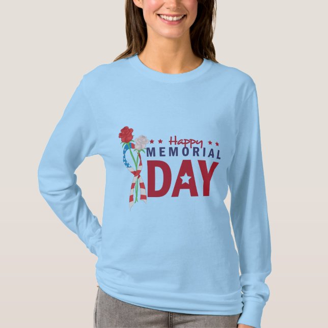 Happy Memorial Day T-Shirt (Vorderseite)
