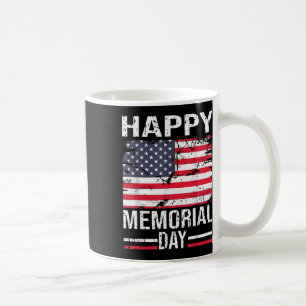 Happy Memorial Day USA Flag, Gifr ihn Kaffeetasse