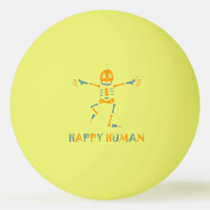 Happy menschliche Skelett Keramik Fliesen Tischtennisball