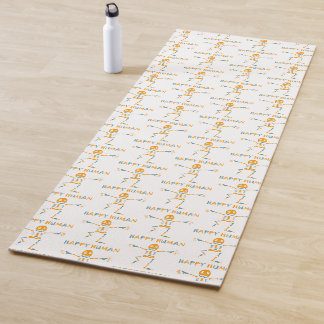 Happy menschliche Skelett Keramik Fliesen Yogamatte
