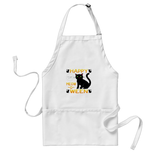 Happy Meow-O-Ween Schürze (Vorne)