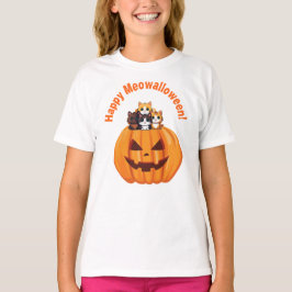 Happy Meowalloween Halloween Kittens T-Shirt
