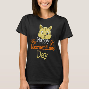 Happy Meowentines Day Cat Breeder Paw Liebe Valent T-Shirt