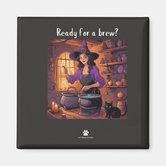 Happy Meowloween! Magnet (Vorne)