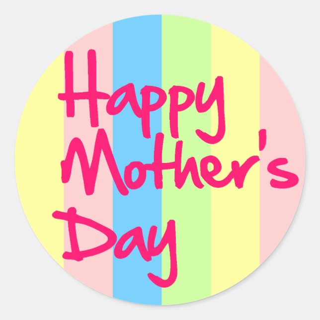 Happy Mère's day stickers (Devant)