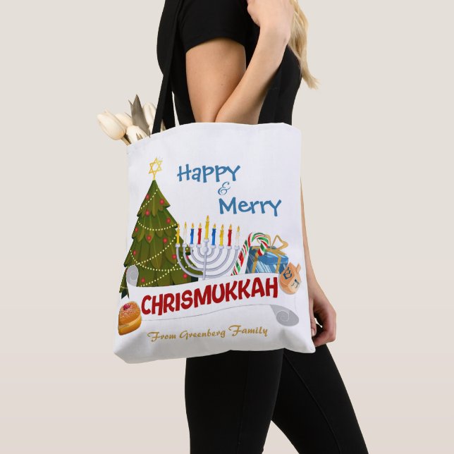 Happy & Merry Chrismukkah with Traditional Element Tasche (Von Nahem)