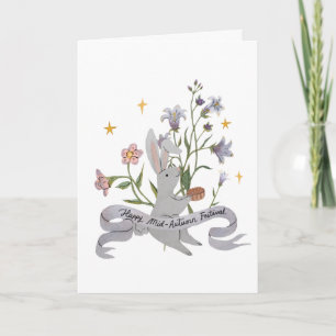 Happy Mid Herbst Festival Mooncake Card Karte