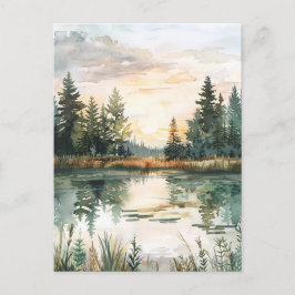 Happy Midsommer Nordic Postkarte