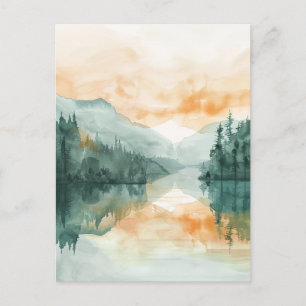 Happy Midsommer Nordic Postkarte