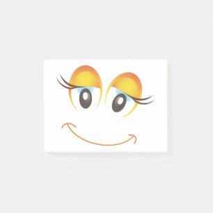 HAPPY MIRL FACE POST-IT KLEBEZETTEL