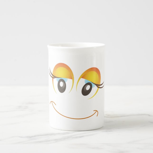 HAPPY MIRL FACE PROZELLANTASSE (Vorderseite)