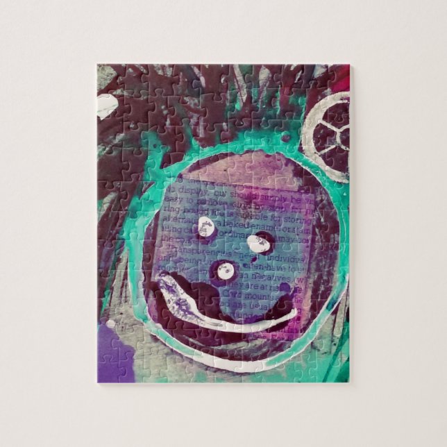Happy Mixed Media Collage (Vertikal)