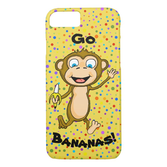 Happy Monkey Handy Case (Rückseite)