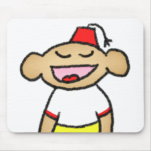 Happy Monkey Mousepad