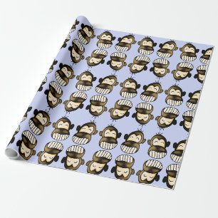 Happy Monkey Packpapier