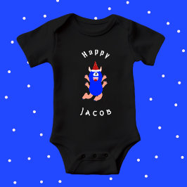 Happy Monster Baby Bodysuit Strampler