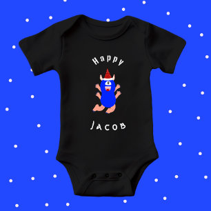 Happy Monster Baby Bodysuit Strampler