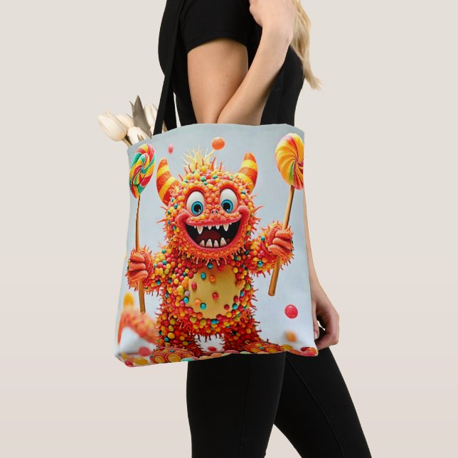 Happy Monster Candy Delight Design Tasche (Von Nahem)