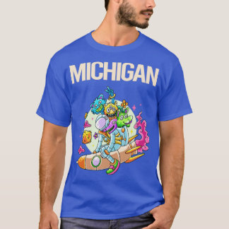 Happy Monsters Michigan T-Shirt