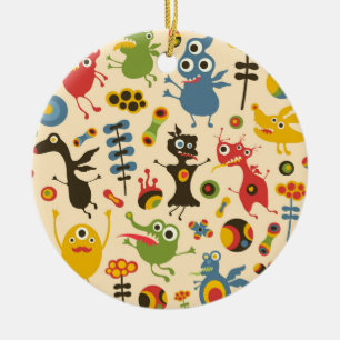 Happy Monsters Ornament