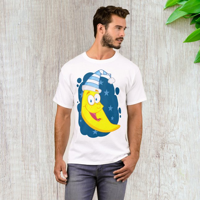Happy Moon Face T-Shirt (Von Creator hochgeladen)