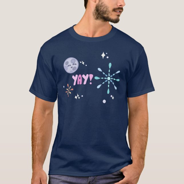Happy Moon T-Shirt (Vorderseite)