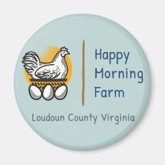 Happy Morning Farm Kühlschrankmagnete Magnet