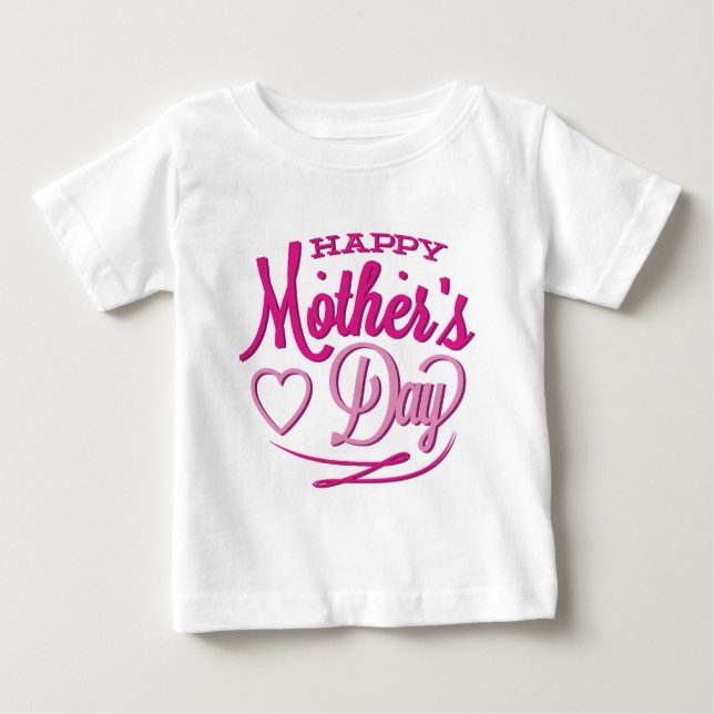 Happy Mother Day Baby T-shirt (Vorderseite)