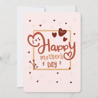 Happy Mother Day Card Dankeskarte
